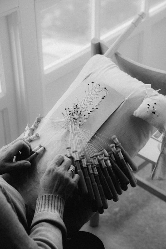 Lessenreeks kantklossen