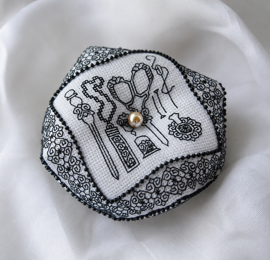 Workshop Blackwork Borduren - Biscornu