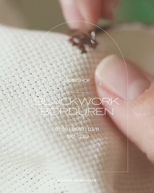 Workshop Blackwork Borduren - Biscornu